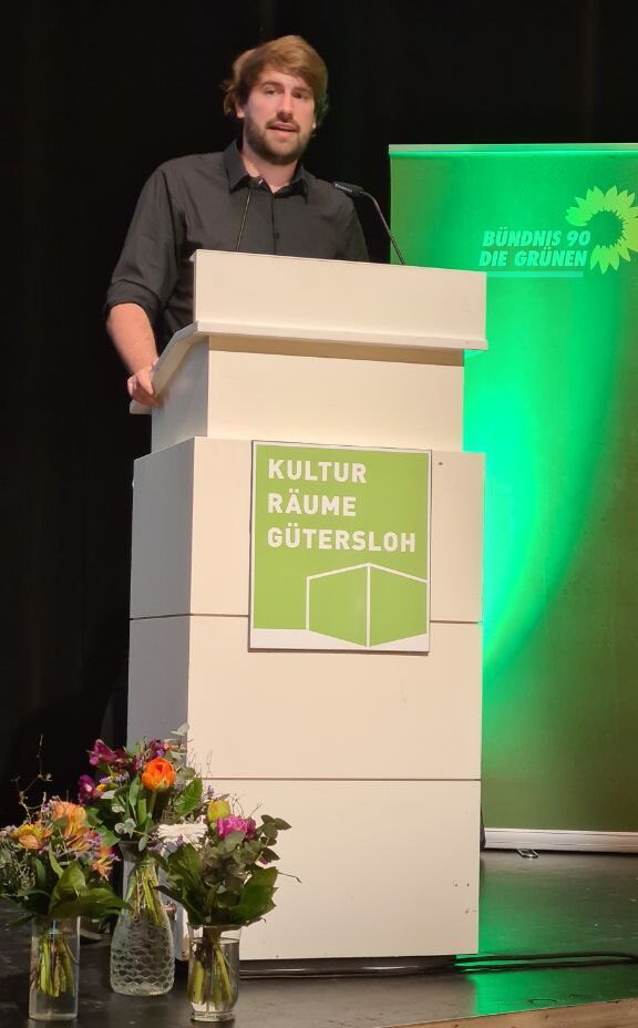 Sebastian Stölting von GRÜNEN Mitglieder zum Direktkandidaten gewählt