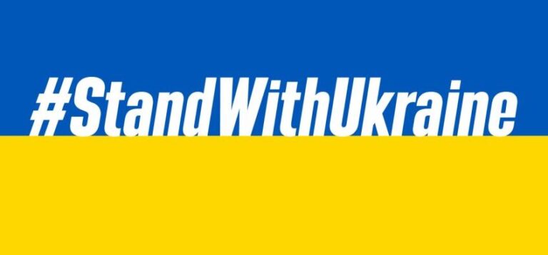 Nach dem Angriff Russlands auf die Ukraine gilt unsere Solidarität den Menschen vor Ort.