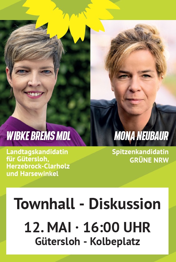 Townhall mit Mona Neubaur und Wibke Brems