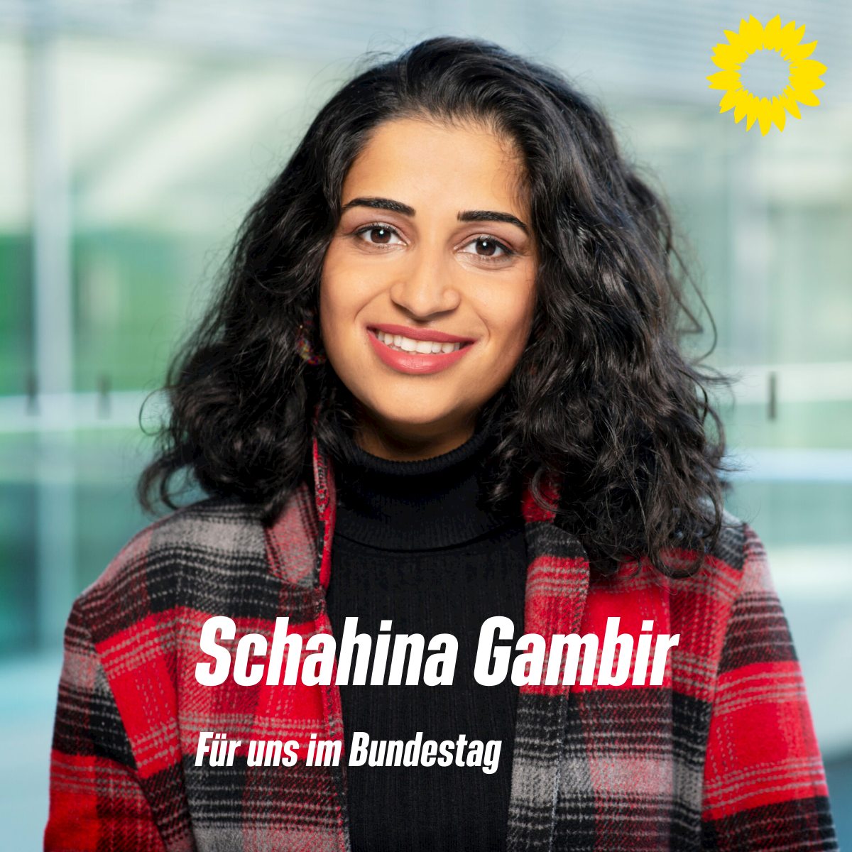 Schahina Gambir MdB für die Grünen Gütersloh im Bundestag
