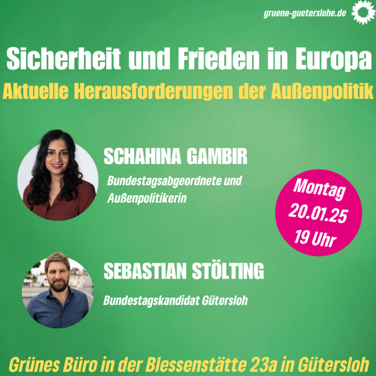 Sicherheit und Frieden in Europa – Aktuelle Herausforderungen der Außenpolitik